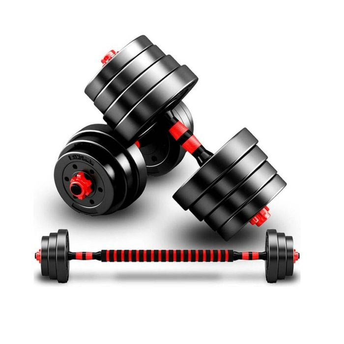 40kg Adjustable Dumbbell Set Barbell Home GYM Exercise Weights