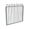 ProtectorAl 800 - 1200 x 1200mm Monument Aluminium Pool Gate Loop And Spear