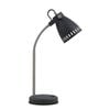 Telbix Nova Contemporary Table Desk Lamp Light Metal Dark Grey