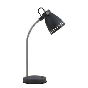Telbix Nova Contemporary Table Desk Lamp Light Metal Dark Grey