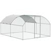 VEVOR 300x393x199cm Large Metal Chicken Coop with Waterproof Cover
