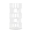 Ufurniture Rotating Shoe Rack Tower 360 Degrees Spinning Shoe Rack Tower 5-Tiers Revolving Shoe Storage Organizer