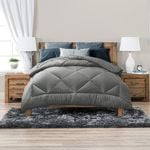 Luxor King Grey Aus Made All Season Winter/Summer Soft Bamboo Blend Quilt