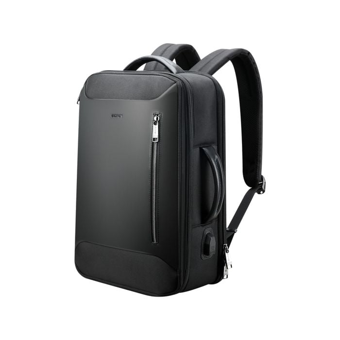 BOPAI Anti-Theft Smart Laptop Backpack & USB Charging Luxury Leather Business Bag