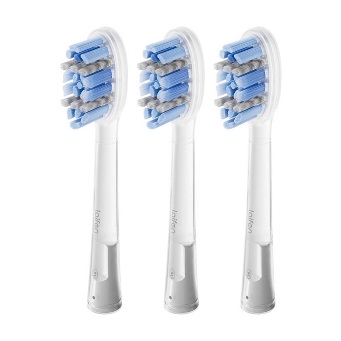 Laifen Pro M Whitening Brush Heads – 3 Pack for Wave Series Electric Toothbrush