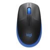 Logitech M190 Full-size Wireless Mouse - Blue From Up To 10 Meters Away 1000 Dpi,  One Aa- 18 Months Of Worry-free Usage