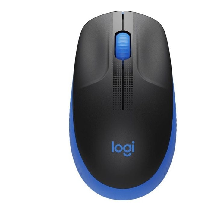 Logitech M190 Full-size Wireless Mouse - Blue From Up To 10 Meters Away 1000 Dpi,  One Aa- 18 Months Of Worry-free Usage