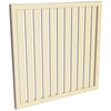 ProtectorAl 300 - 1000 x 300 - 1000mm Primrose Vertical 18mm Gap Aluminium Welded Slat Panel