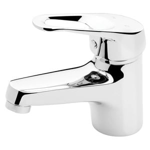 Foreno Chrome Espree Loop Lever Basin Mixer All Pressure