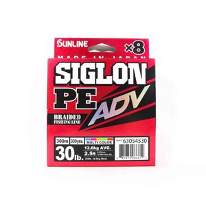 Sunline Siglon PE ADV X8 Multi Colour Fishing Line 300m 30lb