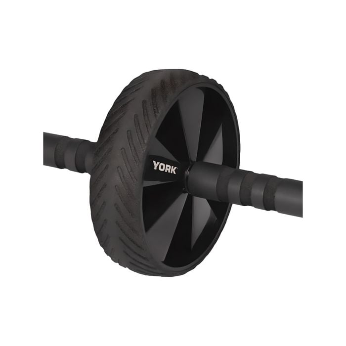 York Deluxe Ab Wheel Black Single