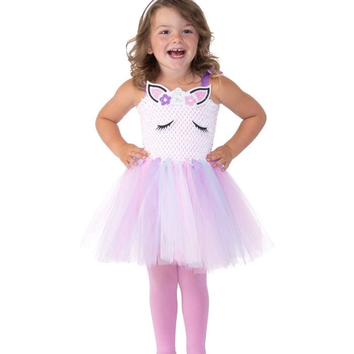 Rubies Unicorn Tutu Girls Dress Up Halloween Party Costume Outfit Size 6-8y