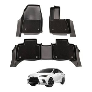 AUSGO Double-Layer Car Floor Mats for Lexus RX Series RX350 / RX350h / RX500h 2022-Onwards All-Weather Floor Liners