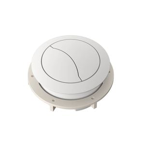 CLARK White Toilet Cistern Flush Button