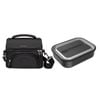 Bentgo Stainless Steel Lunch Box 1200ml And Insulated Lunch Bag Bundle - Black Bundle