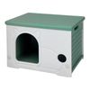Pawz Outdoor Indoor Dogs Cats Kennel Plastic Puppy Pet House Weatherproof