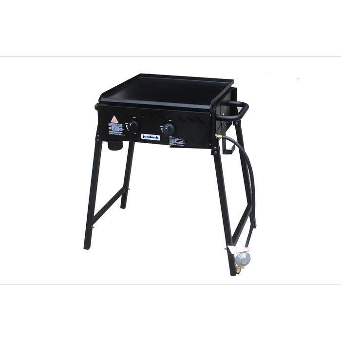 Jumbuck Delta 2 Burner Flat BBQ With Folding Legs