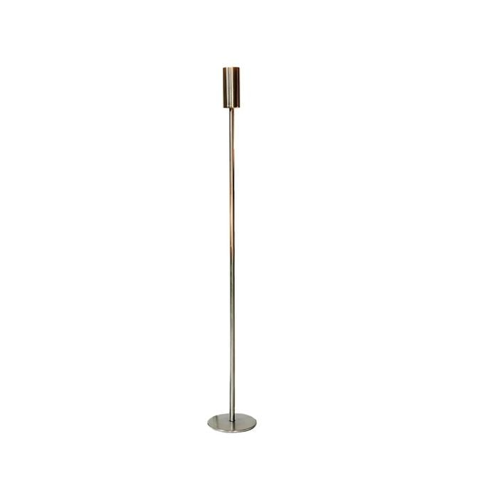 Ssh Collection Ava 90cm Tall Single Candle Stand - Nickel