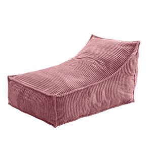 Cadence & Co. Wilde Ribbed Luxe Fleece Bean Bag Lounge Cover Blush