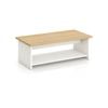 Esma Coffee Table Rhine Light Oak and White