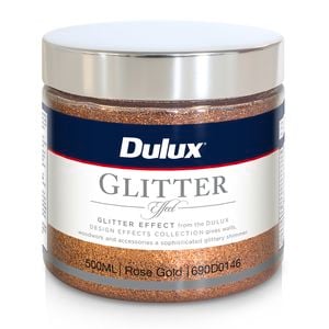Dulux 500ml Rose Gold Design Effect Glitter Paint