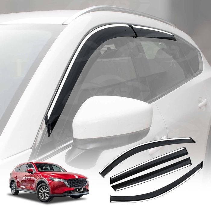 Weathershields for Mazda CX8 CX-8 2018-2024 Weather Shields Wind Deflectors Window Sun Visor