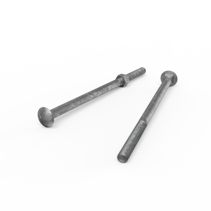 ZENITH M12 x 240mm Hot Dip Galvanised Cup Head Bolts & Nuts - Each