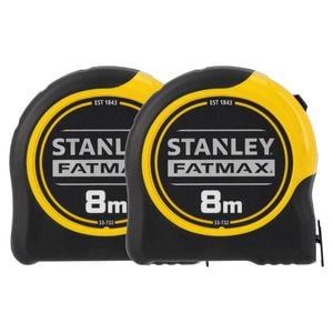 Stanley FatMax 8m Tape Measure - 2 Pack
