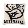 Huxford Grove Shorn Sheepskin Cushion Cover Koala W/ Baby Design White 45x45cm