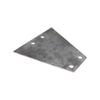 Sunrise 4 Hole Override And Electric Coupling Plate Triangular - 10mm - 4hcpn10