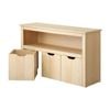 Oikiture Wooden Kids Toy Box Chest Children Storage Cabinet Toy Organiser Display Shelf