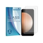 2 Pack MEZON Samsung Galaxy S23 FE (6.4") Clear Tempered Glass Screen Protectors