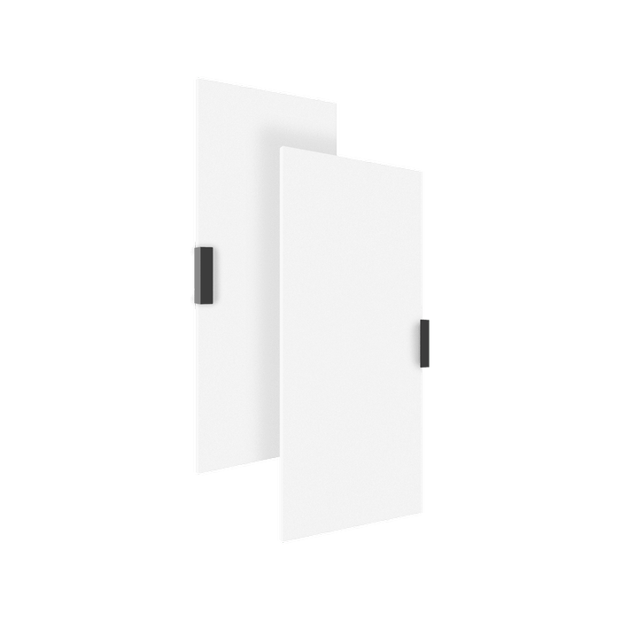 Lugna 1021 x 900 x 16mm White Double Doors