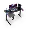 MIUZ 140cm RGB LED Gaming Desk Computer Home Office Writing Desk Racer Table