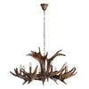 Oriel Lighting Ramure 8 Lits Deer Antler Designer Pendant Light