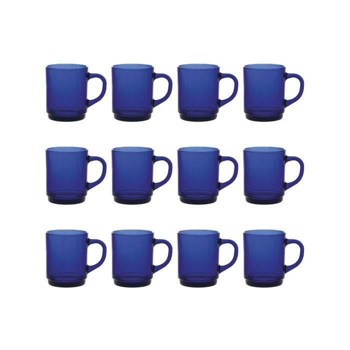 Duralex Versailles Coffee Glasses - Sapphire - 260ml - Pack Of 12