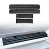 AUSGO Black Door Sill Protector for Mitsubishi Pajero Sport 2015-Onwards Scuff Plate Cover