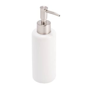 Estilo 60mm x 190mm Matt White Basic Soap Dispenser