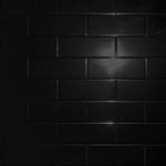 Wall Art 2400 x 1200 x 3mm Black New York Tile Wet Area Shower Wall Panel