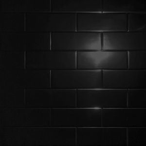 Wall Art 2400 x 1200 x 3mm Black New York Tile Wet Area Shower Wall Panel