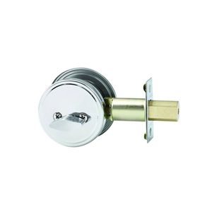 Lockwood Satin Stainless Steel Symmetry Single Cylinder Deadbolt