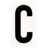 Sandleford 60 x 35mm C Black and White Self Adhesive Letter