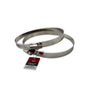 Builders Edge 125mm Stainless Steel Worm Clamp - 2 Pack