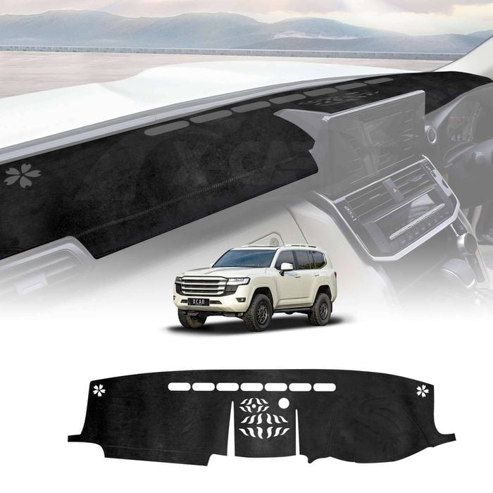 Dash Mat for Toyota Landcruiser 300 LC300 2021-Onwards Non-Slip Microfiber Pad Cover Interior