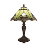 G&g Benita Leadlight Tiffany Table Lamp - Jade