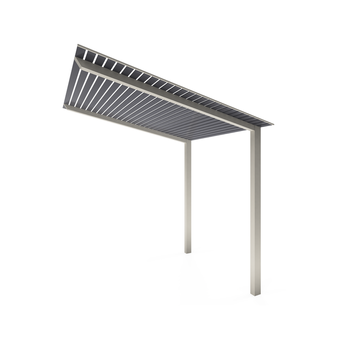 Exterior Life 4.5m Hollywood Surfmist/Monument Pergola