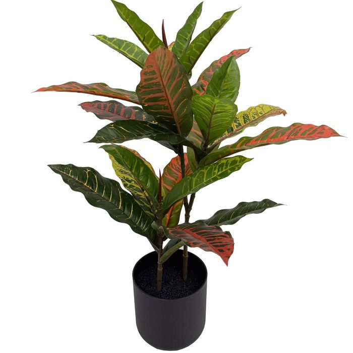 Un-Real 55cm Artificial Petra Croton Plant