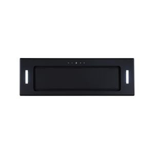 Parmco 900mm Black Glass Integrated Turbo Pak Plus
