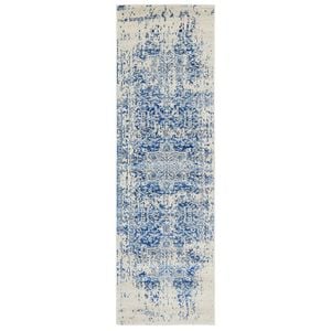 Sense 253 White Navy 500X80Cm Rug