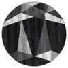 Adore Geometric Textural Rug Grey - 160 x 160 cm